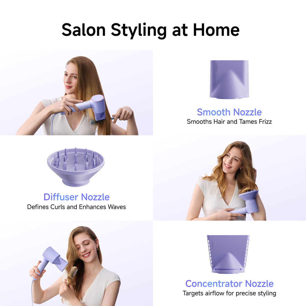 NEO Haartrockner mit 3 Aufsätzen