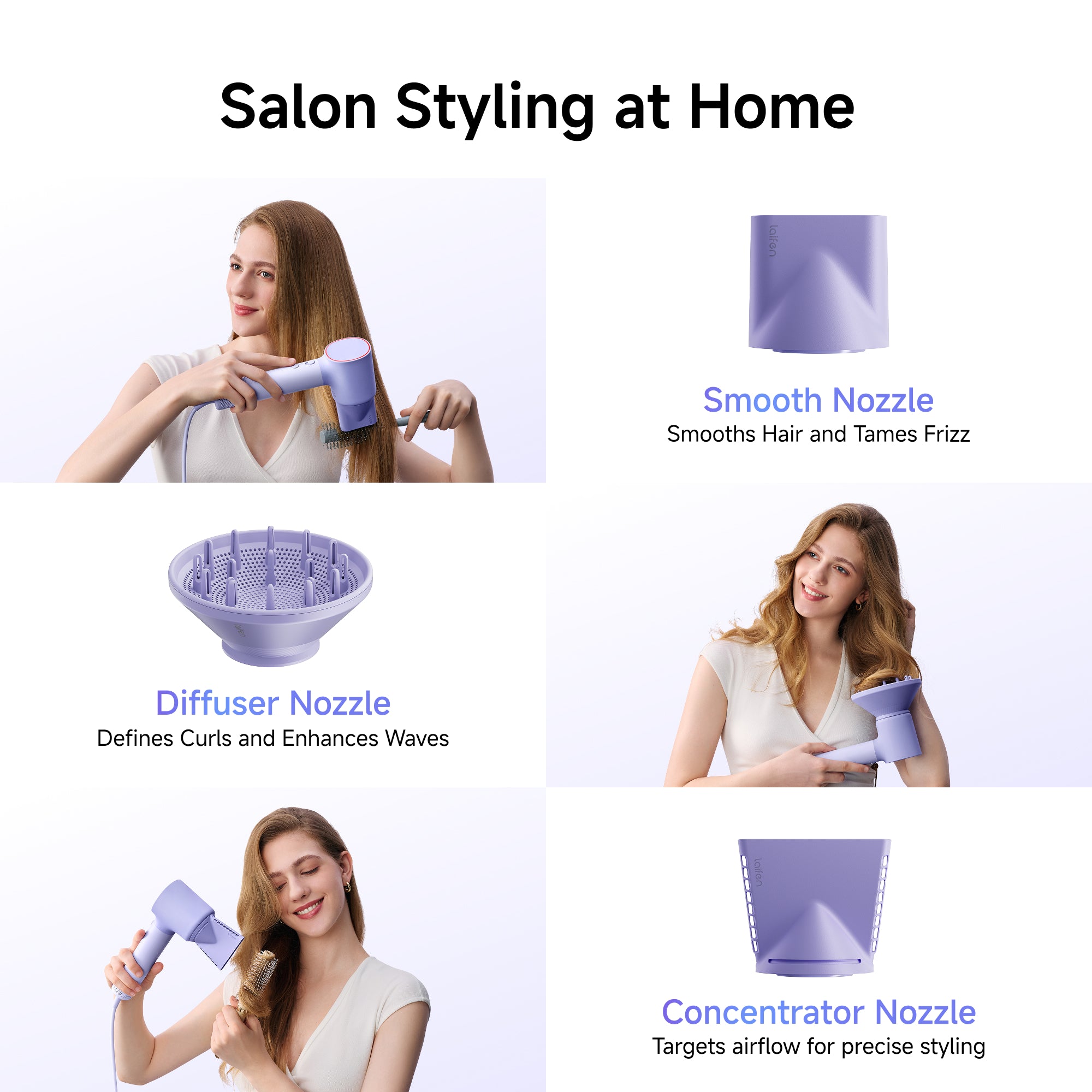 NEO Haartrockner mit 3 Aufsätzen