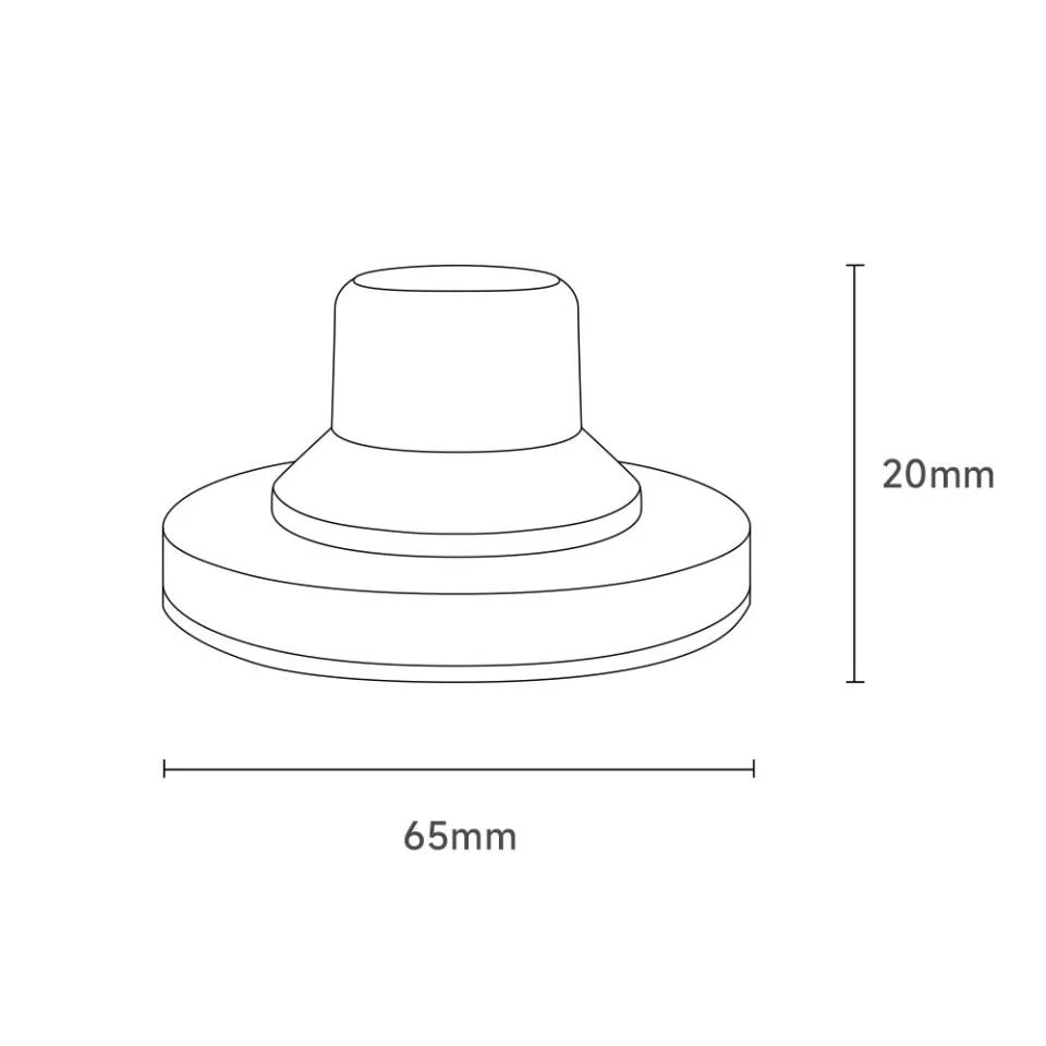 Magnetische Wandhalterung Silber